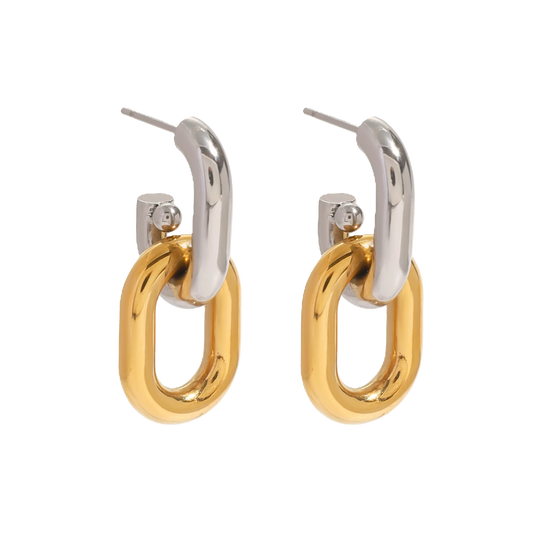 Two Tones hoops